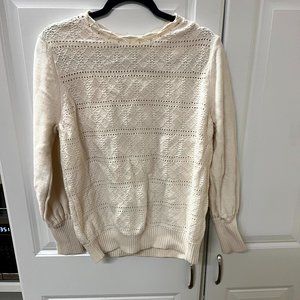 LOFT women's cream jumper